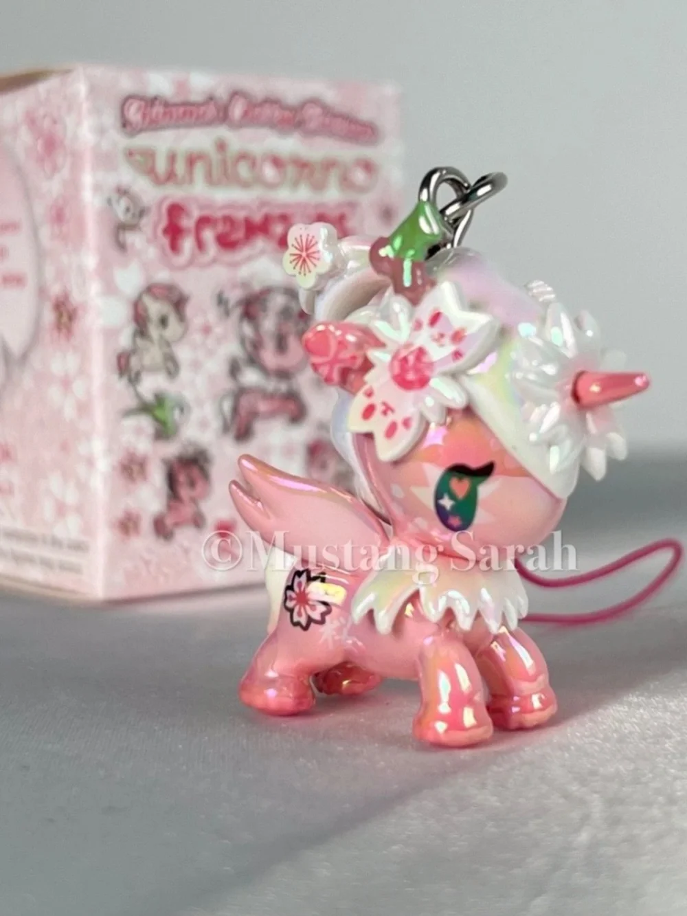 Tokidoki Cherry Blossom Shimmer Cherry Blossom Unicorno Frenzies Phone Bag Charm